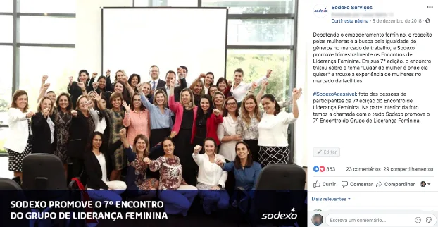 redes sociais no Dia da Mulher