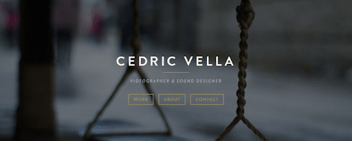Cedric Vella  - Qual a importância de um site ultra minimalista para a sua marca?