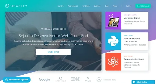 Qual a importância de um site ultra minimalista para a sua marca? Udacity