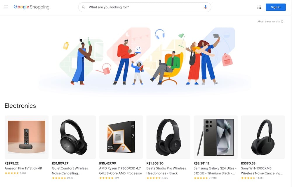 google shopping