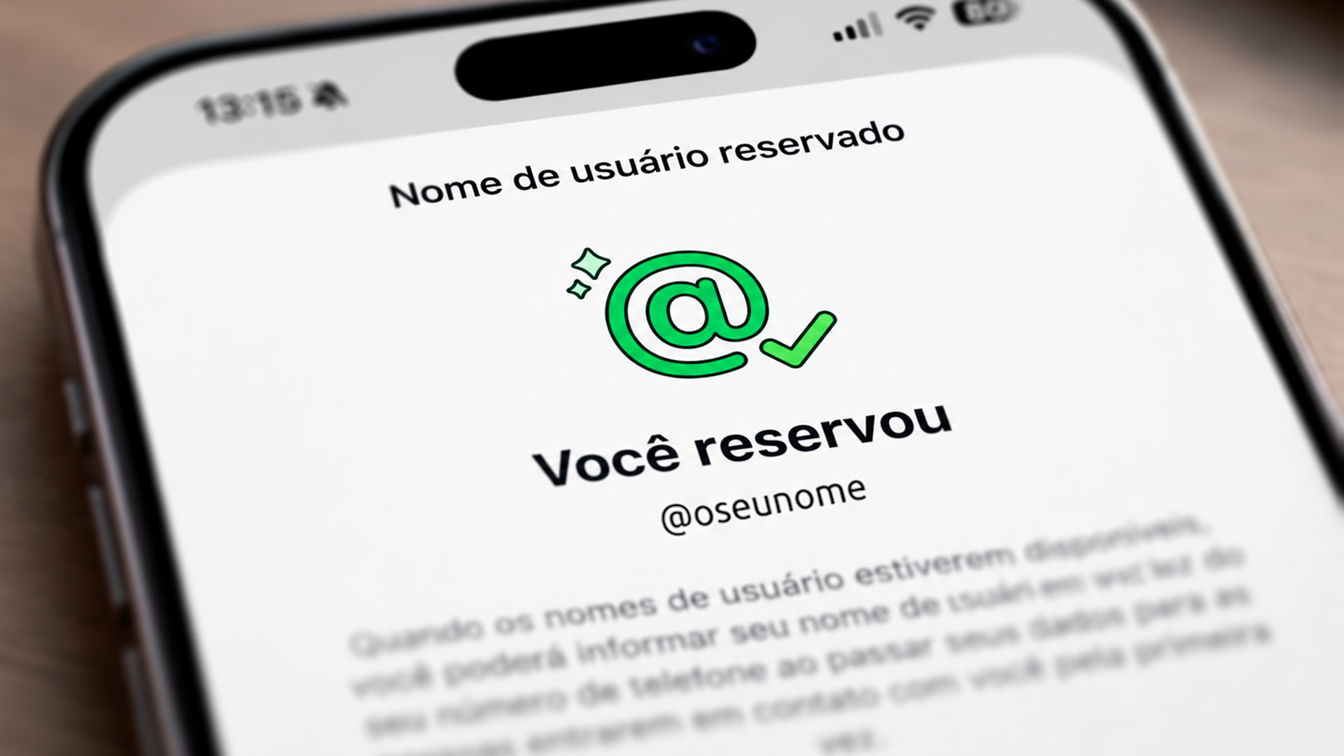 nome de usuario whatsapp