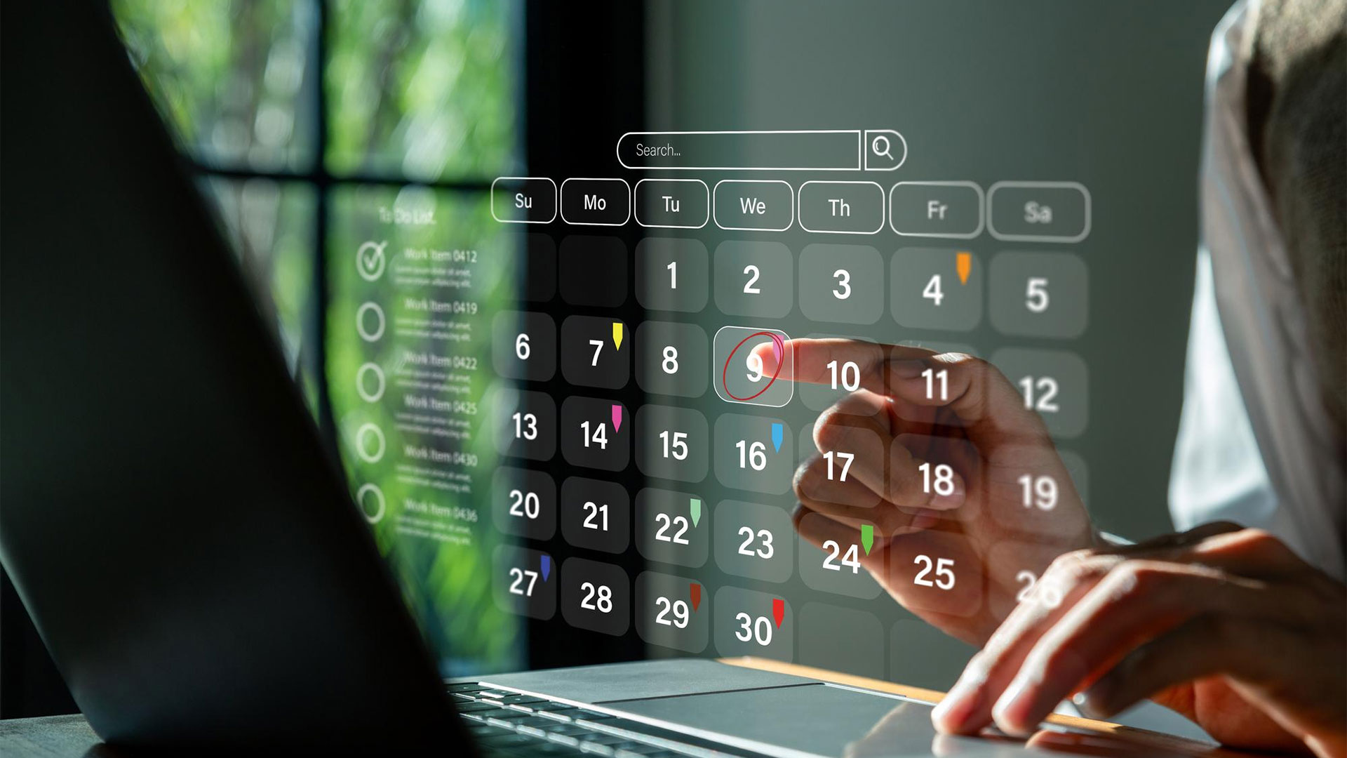 calendário de marketing